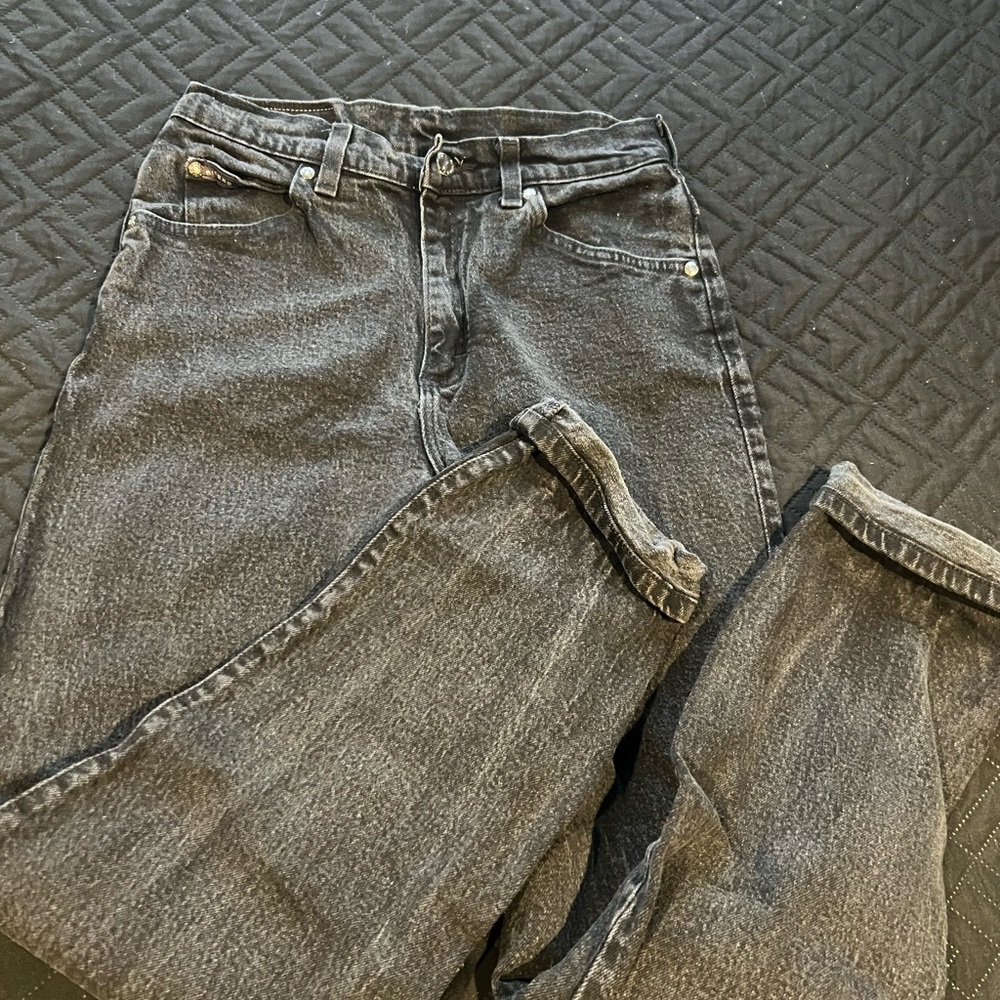 Riders by Lee Women's Charcoal Straight Leg Jeans